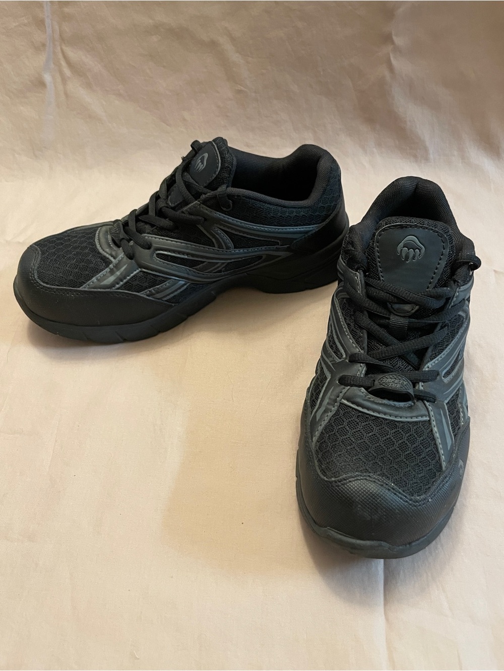 Wolverine Black safety toe Sneakers with Gray Accents